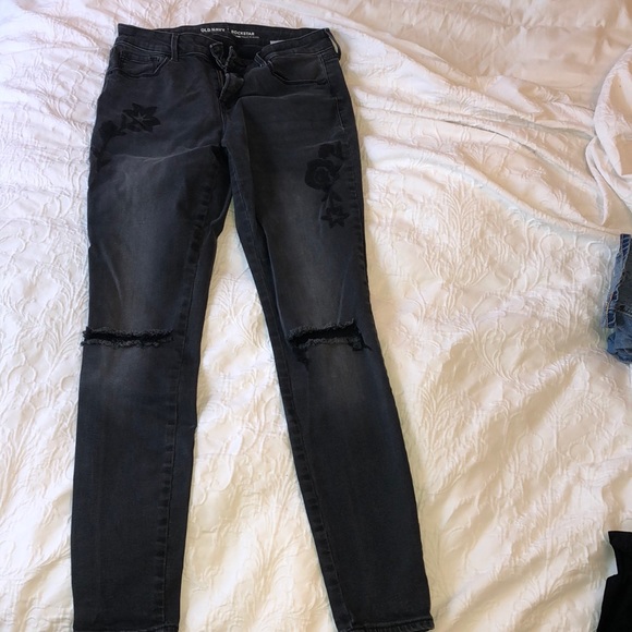 adorable biker jeans